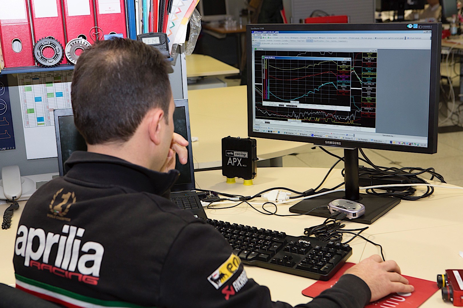 aprilia racing pairs with manpowergroup for top training master 1